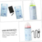 Portable USB Baby Bottle Warmer – Insulated Milk Heater Sleeve for Travel & Home | No Feeder Needed