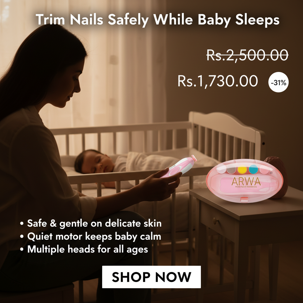 Electric Baby Nail Trimmer & Clipper Set