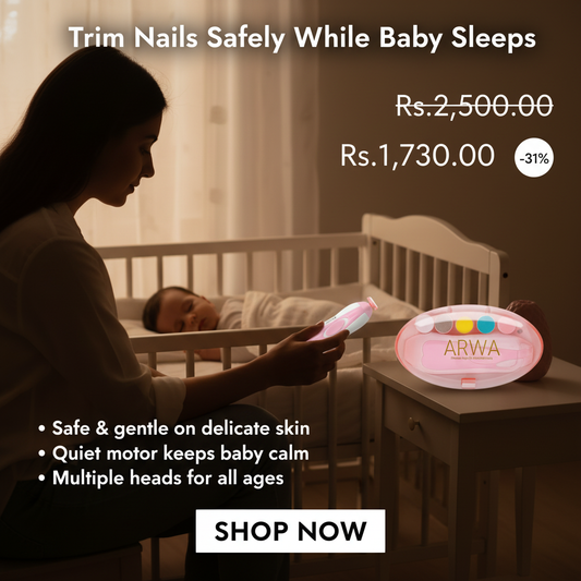 Electric Baby Nail Trimmer & Clipper Set