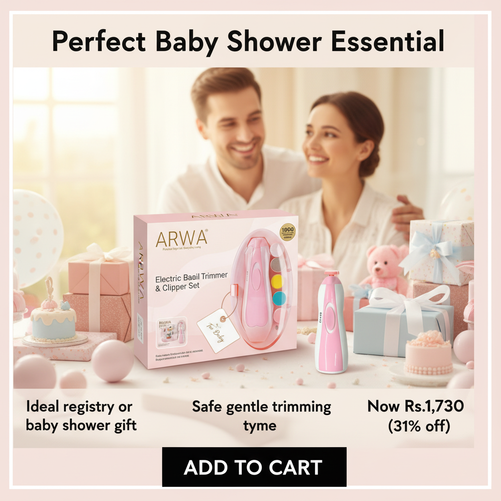Electric Baby Nail Trimmer & Clipper Set